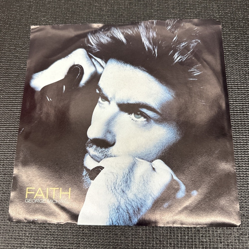 George Michael Faith / Hand To Mouth 7" 45 RPM Single VG+ 1987 Columbia